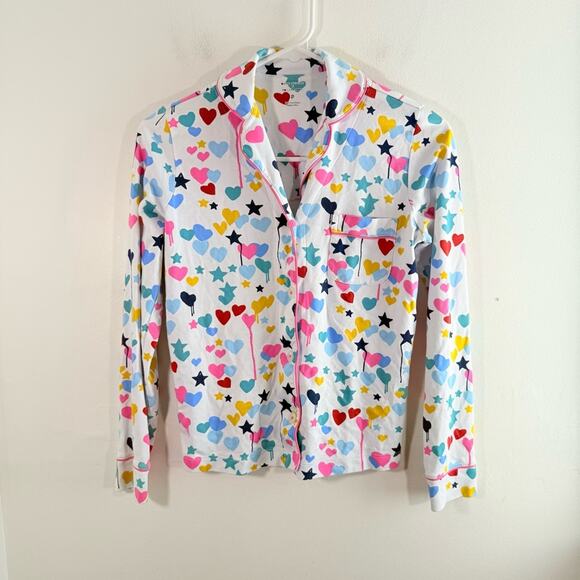 Roller Rabbit Kerri Rosenthal Starry Starry Night Long Sleeve Pajama Top Petite - Picture 1 of 10